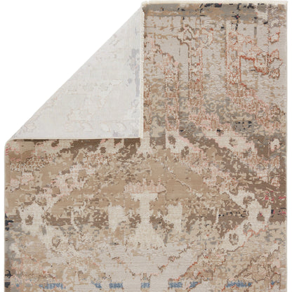 Sanaa by Nikki Chu SBC04 Rug by Jaipur Living in tan, gray. Made from 78% polypropylene 22% polyester in a unique style.