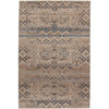 Tan, Blue / 2'6" x 8'