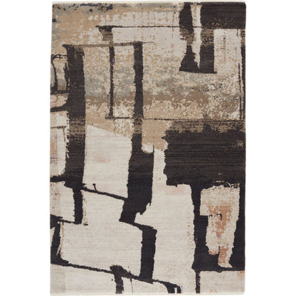 Sanaa by Nikki Chu SBC11 Rug by Jaipur Living in blue, gray. Made from 78% polypropylene 22% polyester in a unique style.