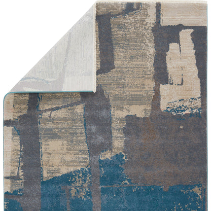 Sanaa by Nikki Chu SBC11 Rug by Jaipur Living in blue, gray. Made from 78% polypropylene 22% polyester in a unique style.