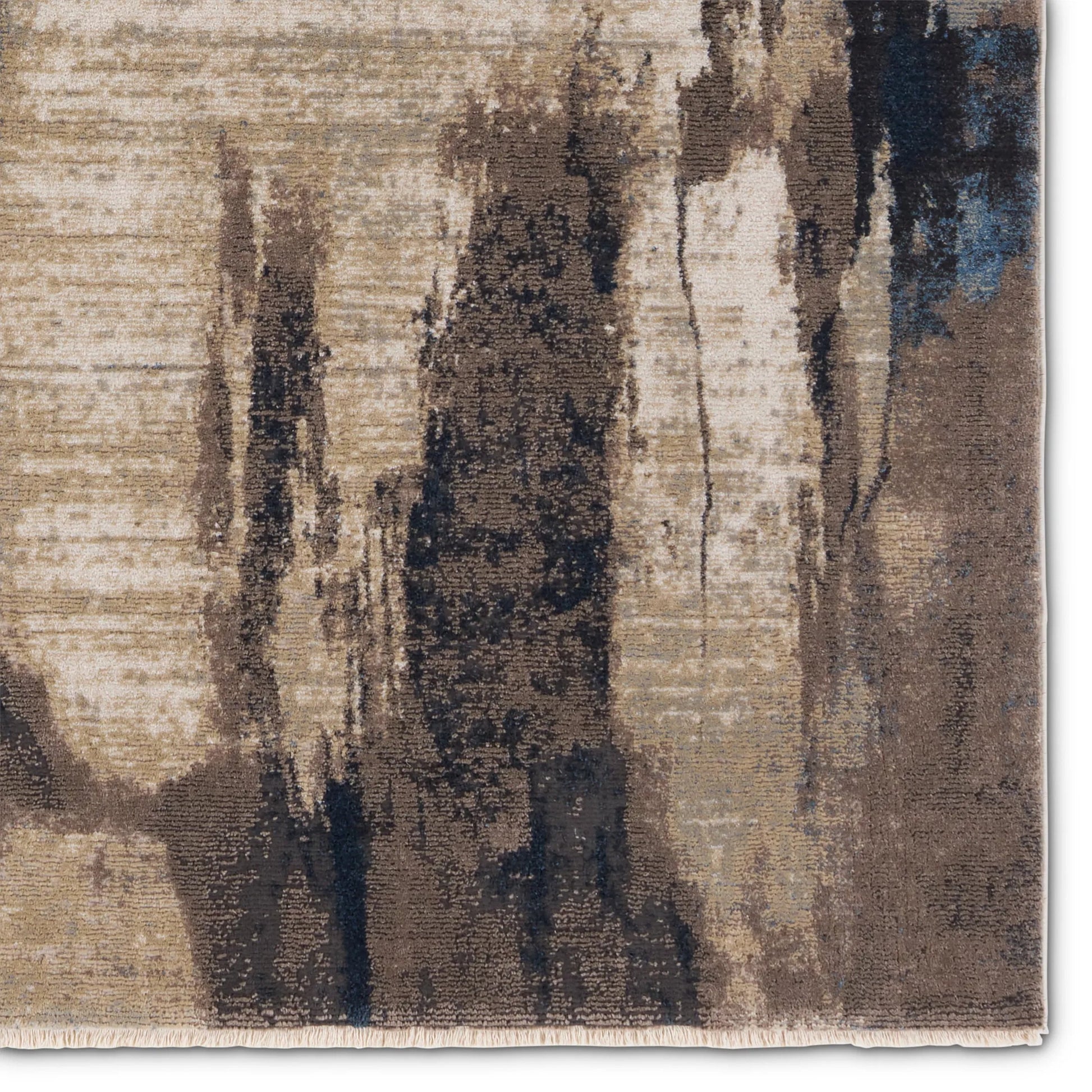 Sanaa by Nikki Chu SBC13 Rug by Jaipur Living in tan. Made from 78% polypropylene 22% polyester in a unique style.