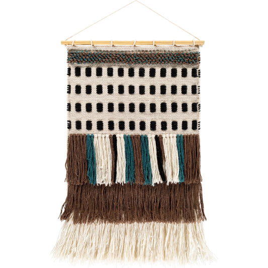 Saber - 25856 by Surya in brown, light beige. Made from 70% wool, 20% polyester, 10% cotton in a eclectic & global style.