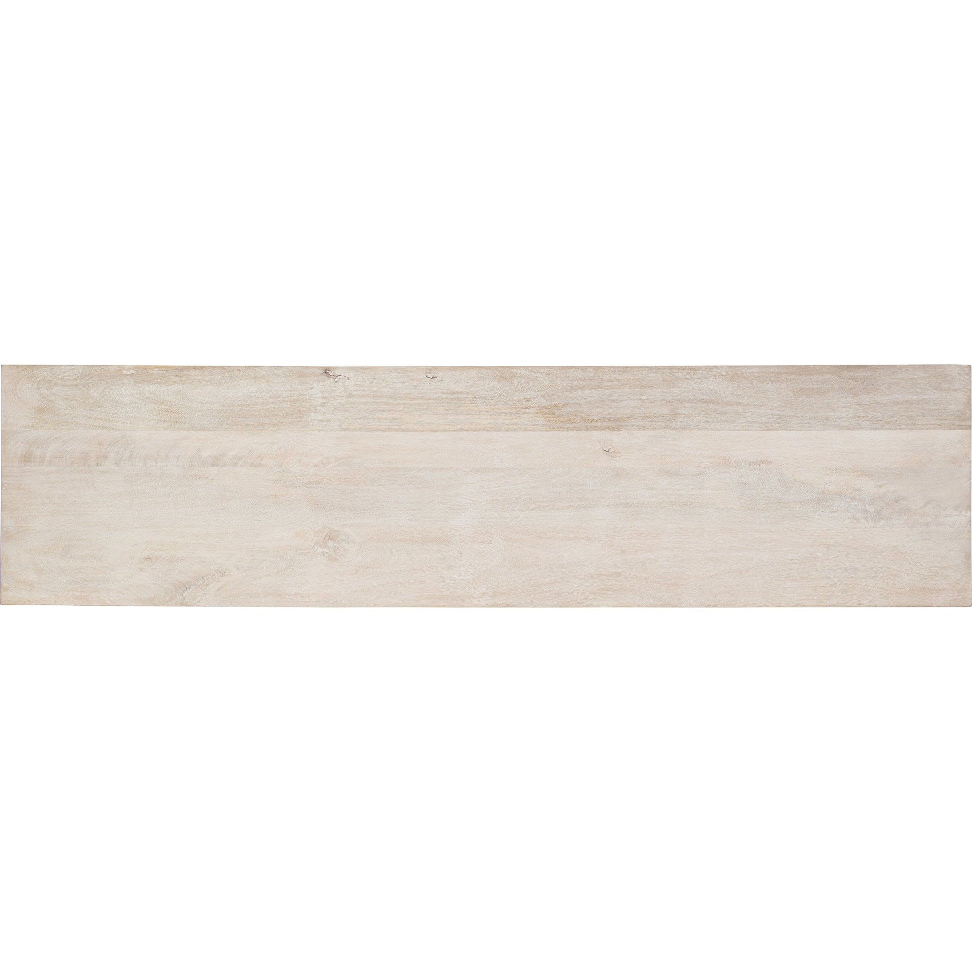 Commerce & Market Jaiden Three Door Credenza by Hooker Furniture in light wood. Made from mango wood with bone inlay, iron in a modern style.