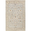 Ice Blue, Wheat, Gray, Dark Blue, Dark Brown / 2' x 3'
