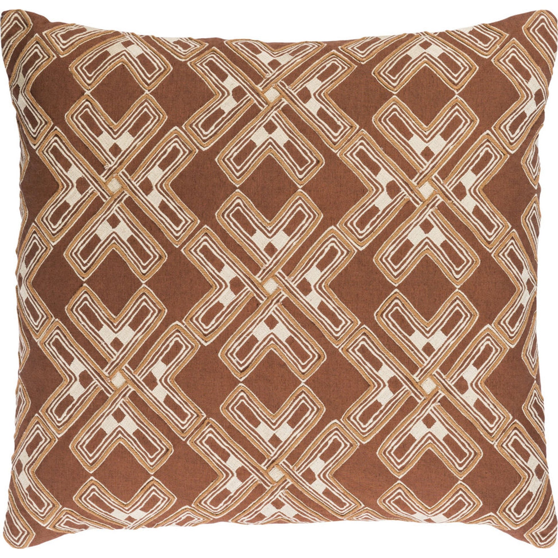 Subira Indoor/Outdoor Pillow by Surya. Made from 55% linen, 45% cotton in a eclectic & global style.