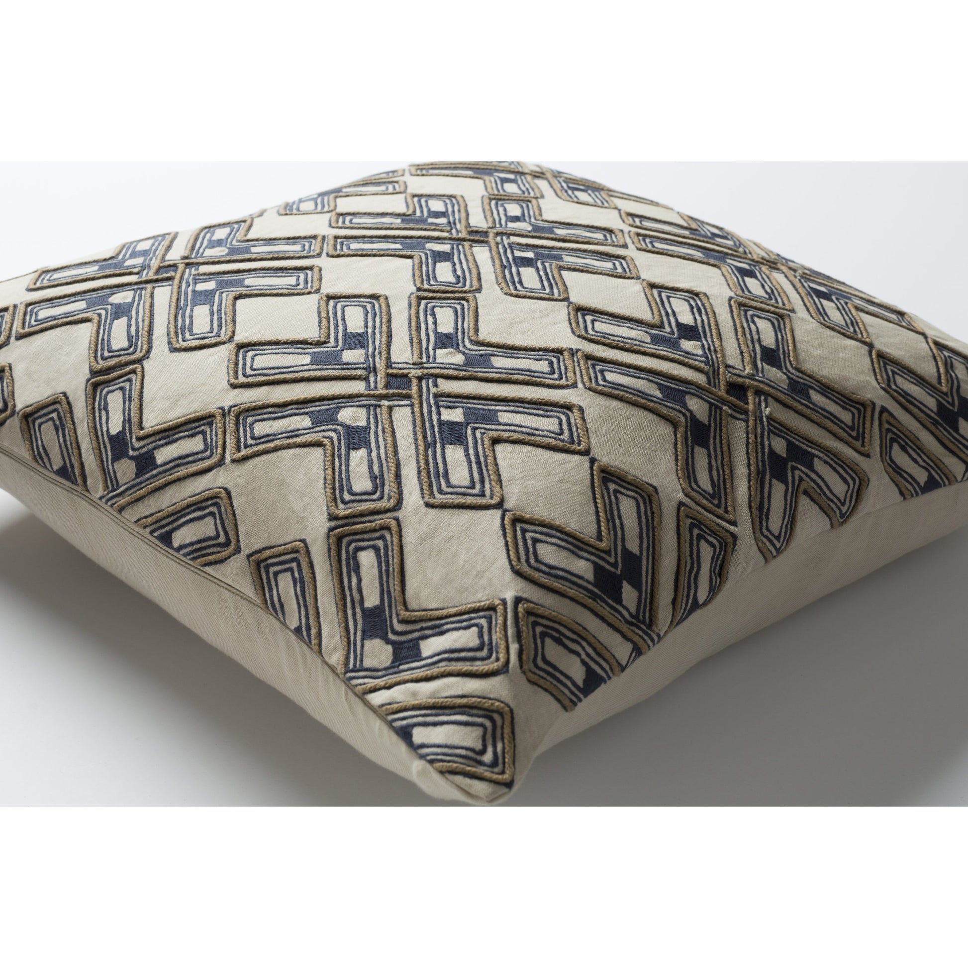 Subira Indoor/Outdoor Pillow by Surya. Made from 55% linen, 45% cotton in a eclectic & global style.