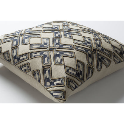 Subira Indoor/Outdoor Pillow by Surya. Made from 55% linen, 45% cotton in a eclectic & global style.