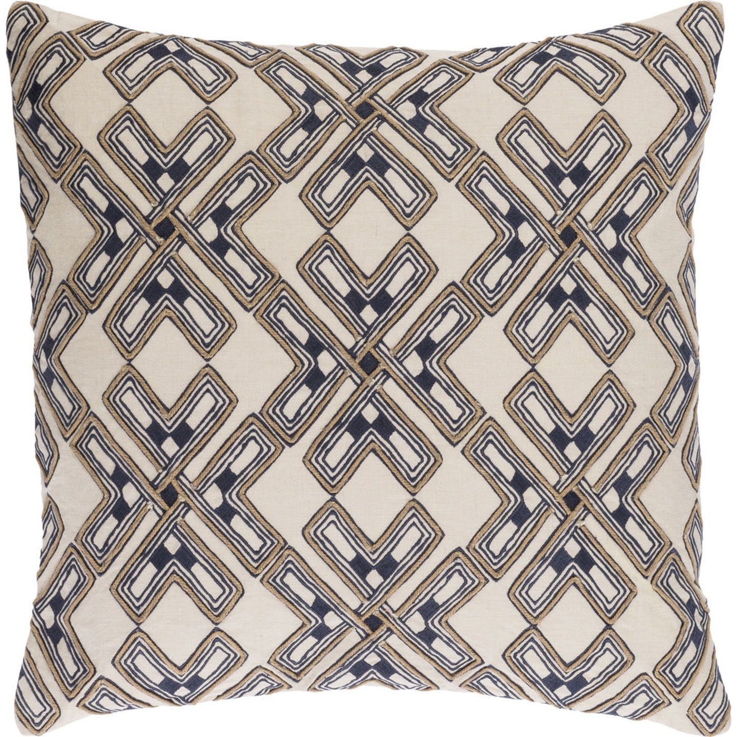 002 S-229584,S-229585,S-229588,S-229589 | Primary Silo | Subira Indoor/Outdoor Pillow by Surya. Made from 55% linen, 45% cotton in a eclectic & global style.