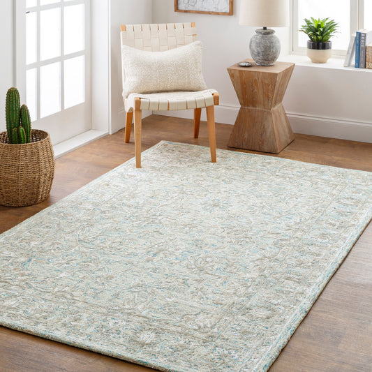 Shelby Rug - 21504 by Livabliss. Made from 60% wool, 40% art silk in a unique style.