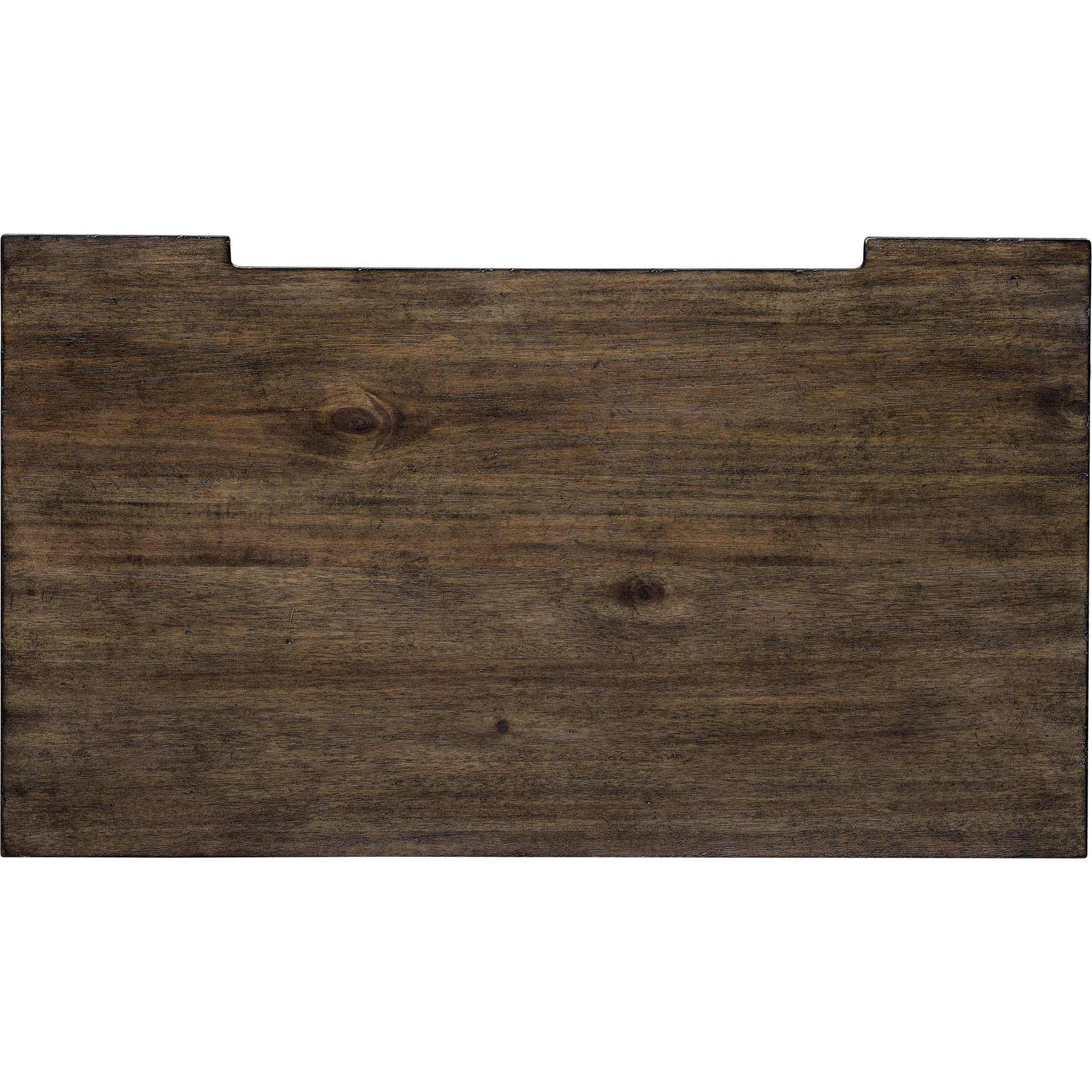 Woodbury Two-Drawer Nightstand by Pulaski Furniture in cowboy boots brown. Made from rubberwood in a traditional style.
