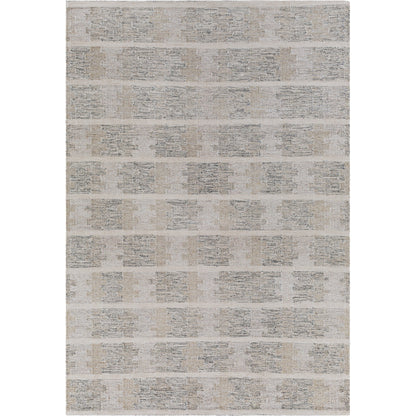 Scandi Rug - 27898 by Surya in mustard, black, medium gray, light gray, beige, cream. Made from 65% viscose, 25% wool, 10% cotton in a unique style.