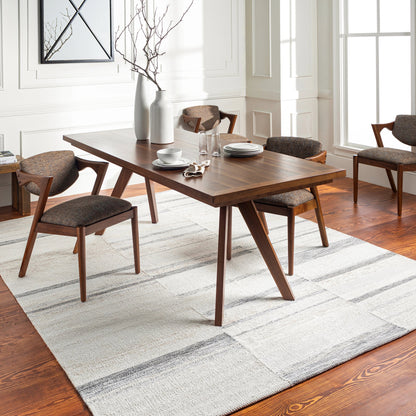 Scandi Rug - 27899 by Surya in black, medium gray, light gray, tan, beige, cream. Made from 75% viscose, 15% acrylic, 10% wool in a unique style.