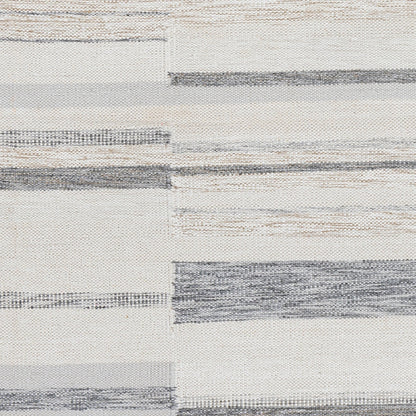 Scandi Rug - 27899 by Surya in black, medium gray, light gray, tan, beige, cream. Made from 75% viscose, 15% acrylic, 10% wool in a unique style.
