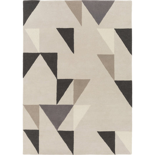 SCI-38 Rug by Surya in ivory, wheat, black. Made from 100% wool in a unique style.