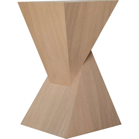 Scout Occassional Table by Worlds Away in natural oak. Made from unique in a modern style.