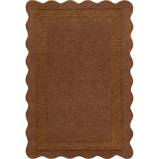 Scalloped SCP-2307 Rug by Livabliss. Made from wool in a unique style.