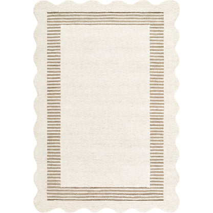 Scalloped SCP-2307 Rug by Livabliss. Made from wool in a unique style.