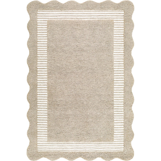 Scalloped SCP-2307 Rug by Livabliss. Made from wool in a unique style.