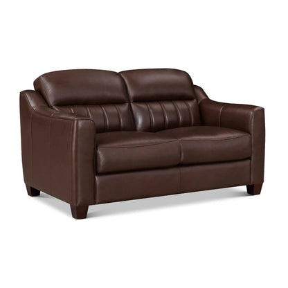 Uptown 2-Seat Leather Sofa by Hydeline. Made from leather, pu leather, solid hardwood kiln dried in a unique style.