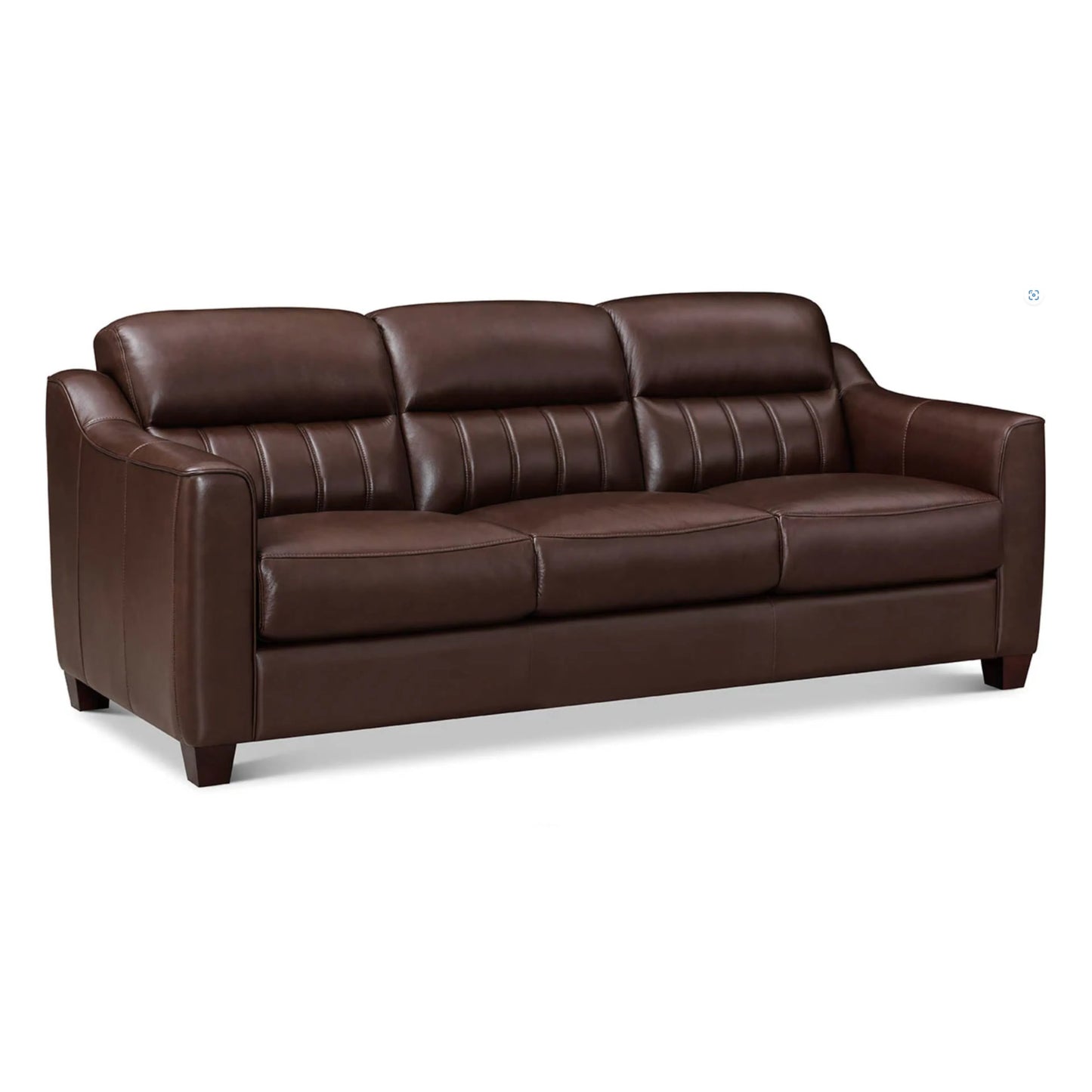 004 SI-2534424 | Additional Silo | Uptown 3-Seat Leather Sofa by Hydeline. Made from leather, pu leather, solid hardwood kiln dried in a unique style.
