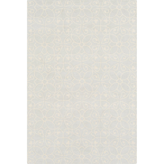 SCT-1011 Rug by Surya in light gray, ivory. Made from 100% wool in a unique style.
