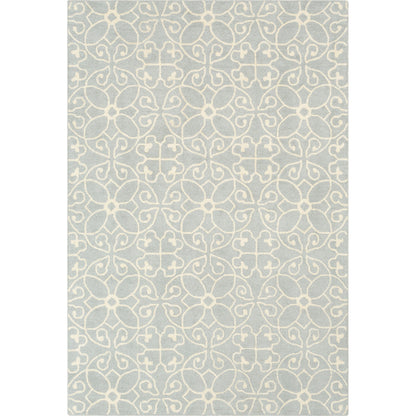 SCT-1013 Rug by Surya in slate, cream. Made from 100% wool in a unique style.