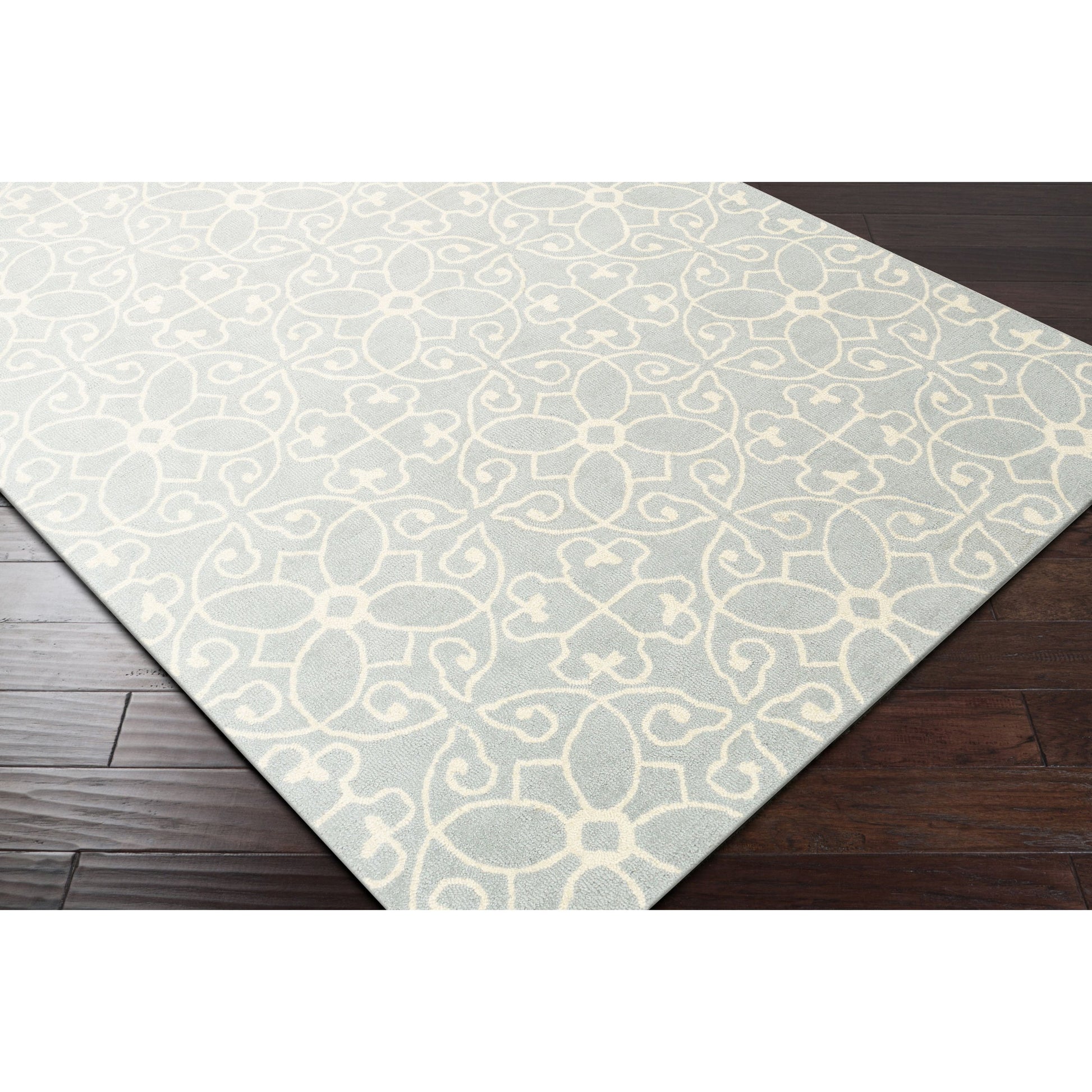 SCT-1013 Rug by Surya in slate, cream. Made from 100% wool in a unique style.