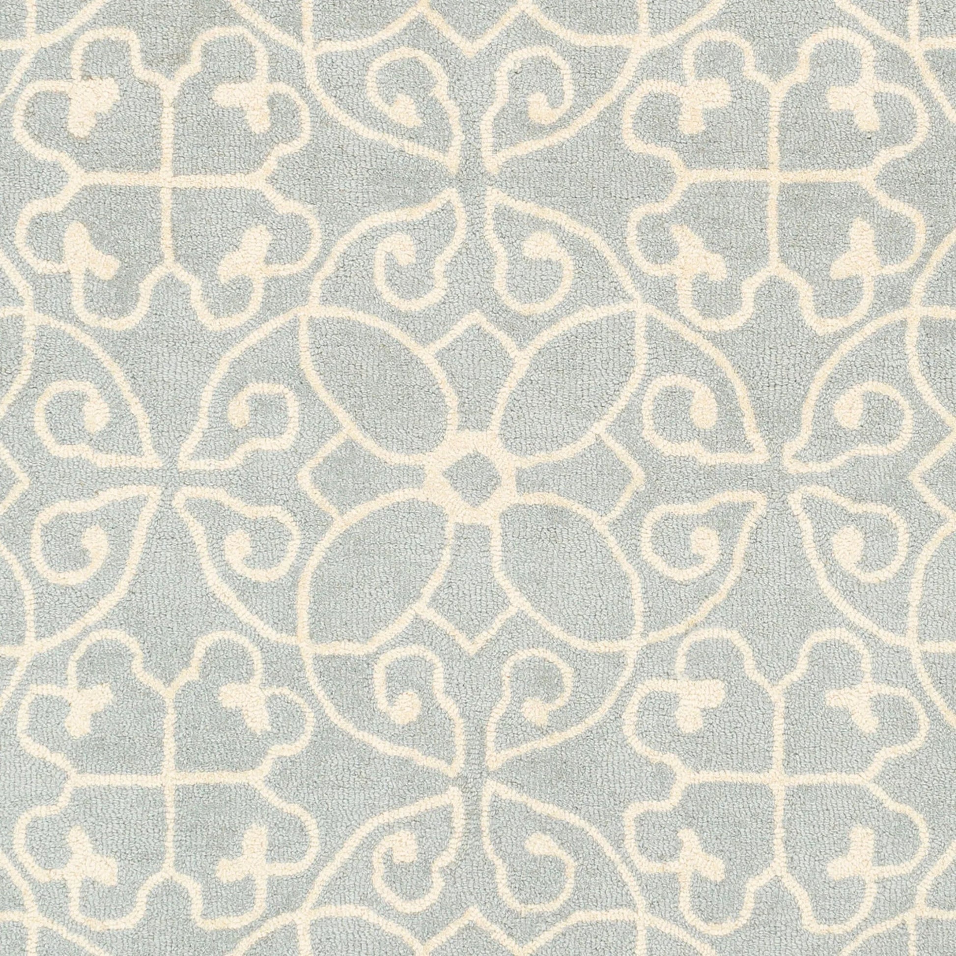 SCT-1013 Rug by Surya in slate, cream. Made from 100% wool in a unique style.