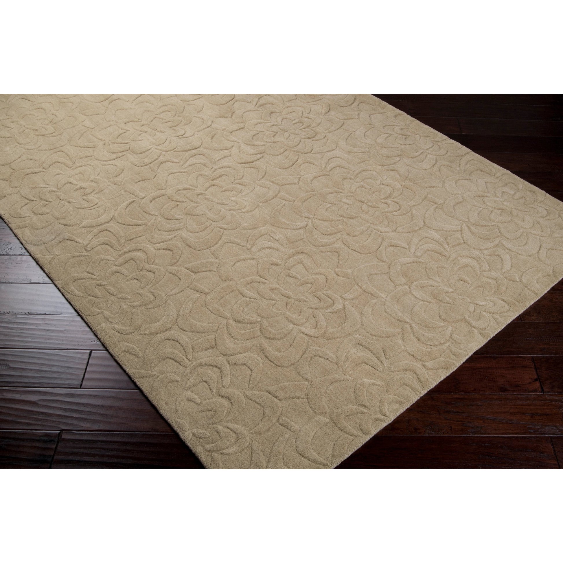 Sculpture Rug - 230 by Surya in dark brown. Made from 100% wool in a unique style.