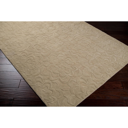 Sculpture Rug - 230 by Surya in dark brown. Made from 100% wool in a unique style.
