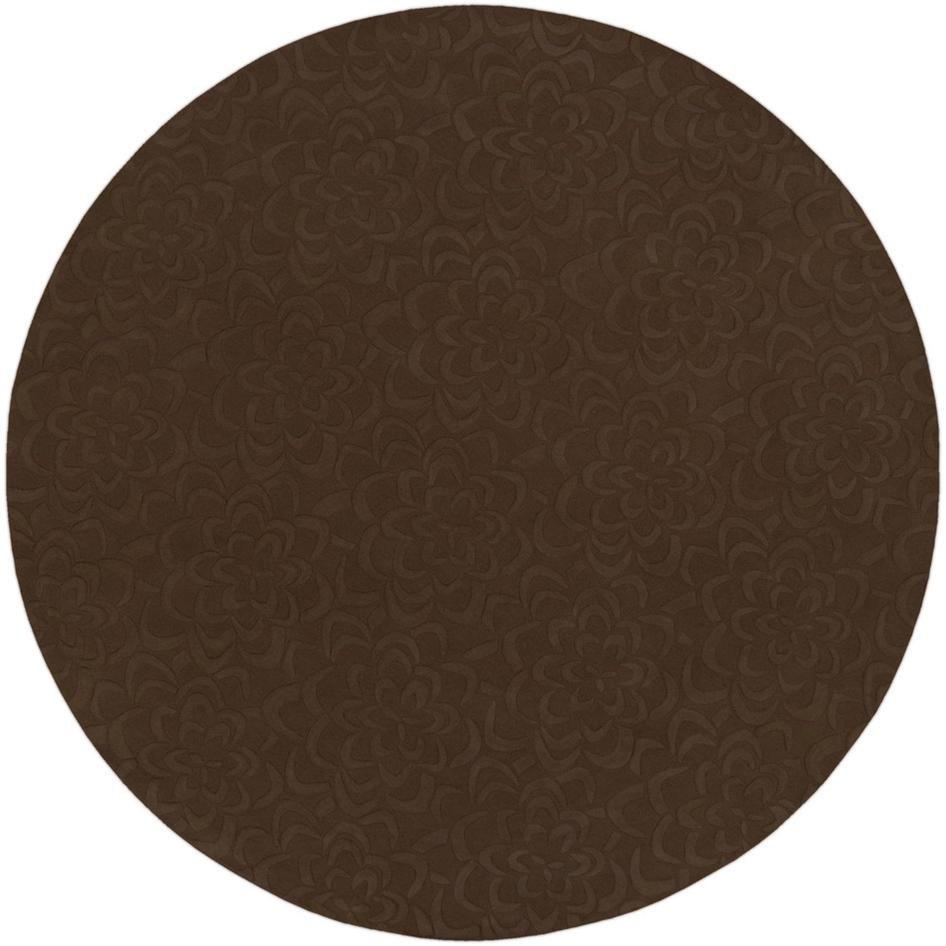 Sculpture Rug - 230 by Surya in dark brown. Made from 100% wool in a unique style.