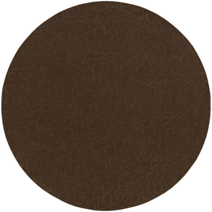 Sculpture Rug - 230 by Surya in dark brown. Made from 100% wool in a unique style.
