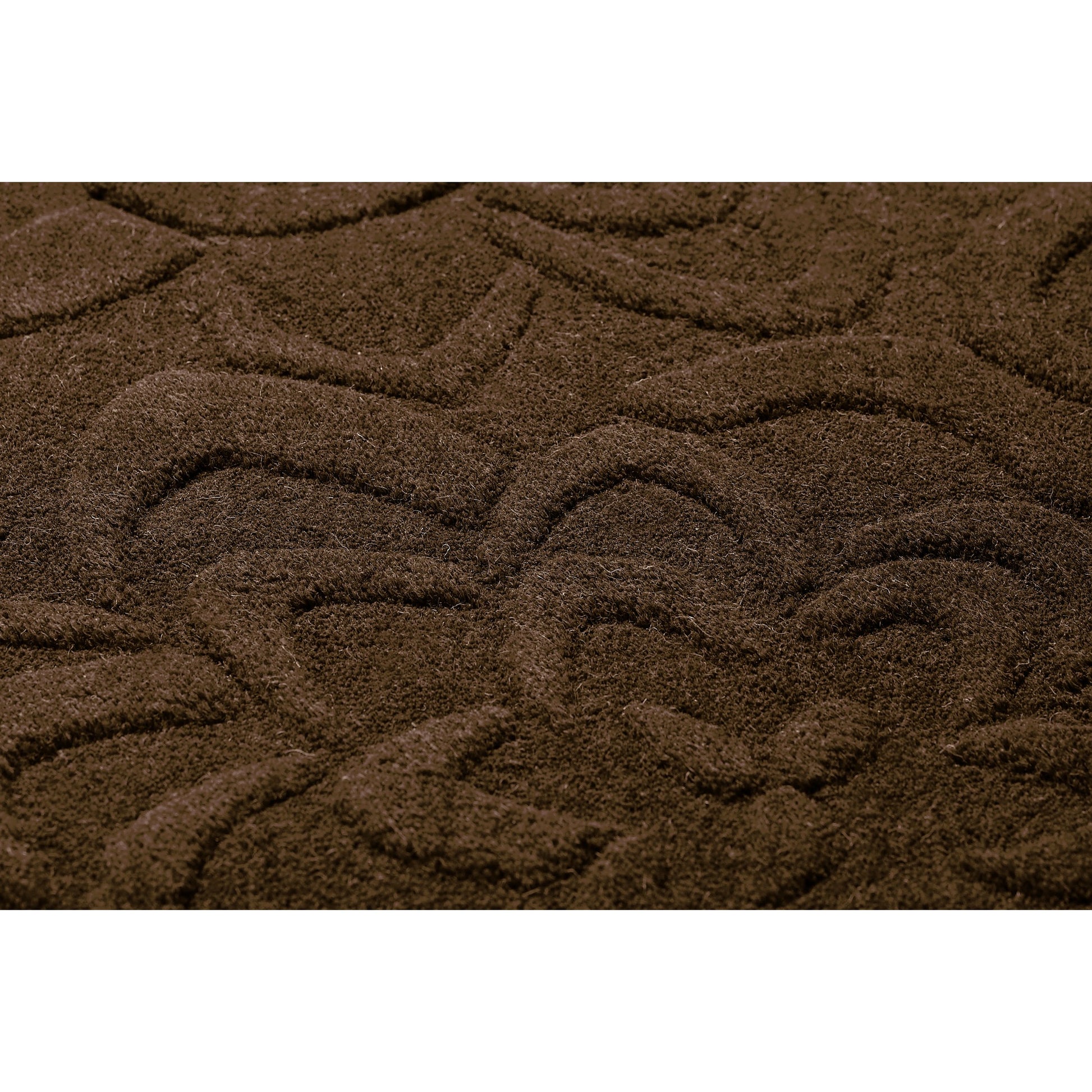 Sculpture Rug - 230 by Surya in dark brown. Made from 100% wool in a unique style.