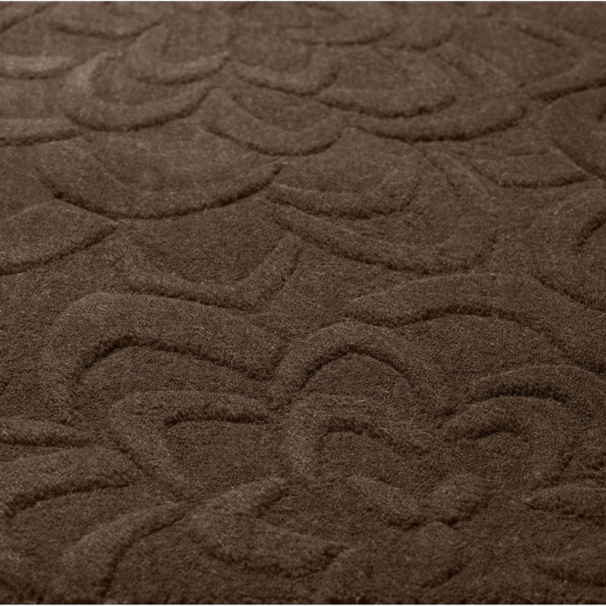 Sculpture Rug - 230 by Surya in dark brown. Made from 100% wool in a unique style.