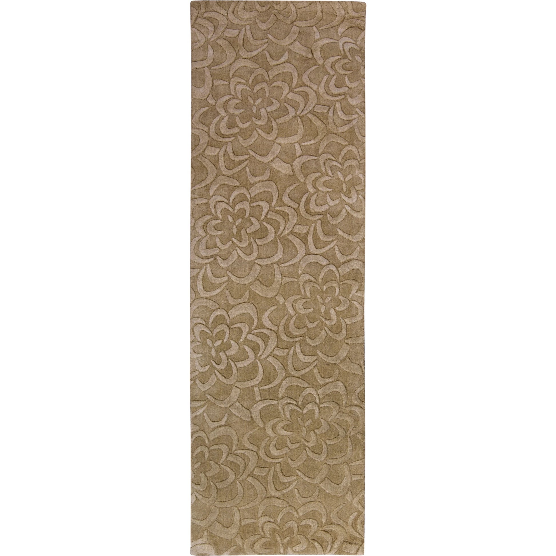 Sculpture Rug - 230 by Surya in dark brown. Made from 100% wool in a unique style.