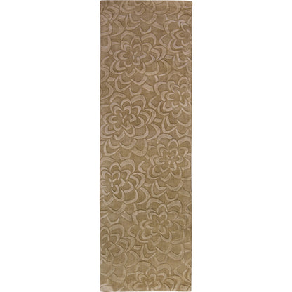 Sculpture Rug - 230 by Surya in dark brown. Made from 100% wool in a unique style.