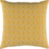 Bright Yellow, Medium Gray, Cream / Down Feather / 13 x 19 x 4