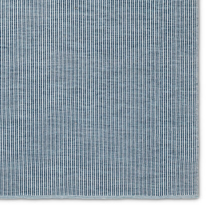 Sacdecer SDR02 Indoor/Outdoor Rug by Jaipur Living in blue, white. Made from 100% pet yarn in a unique style.