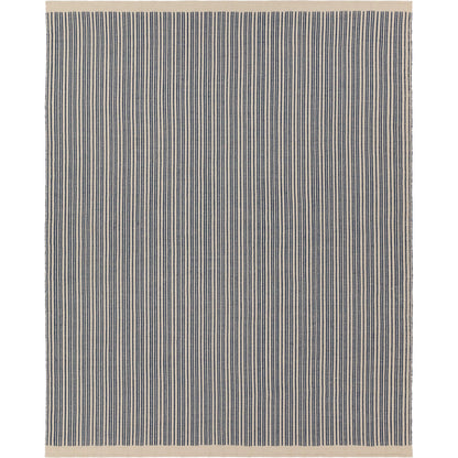 Sacdecer SDR03 Indoor/Outdoor Rug by Jaipur Living in dark blue, cream. Made from 100% pet yarn in a unique style.