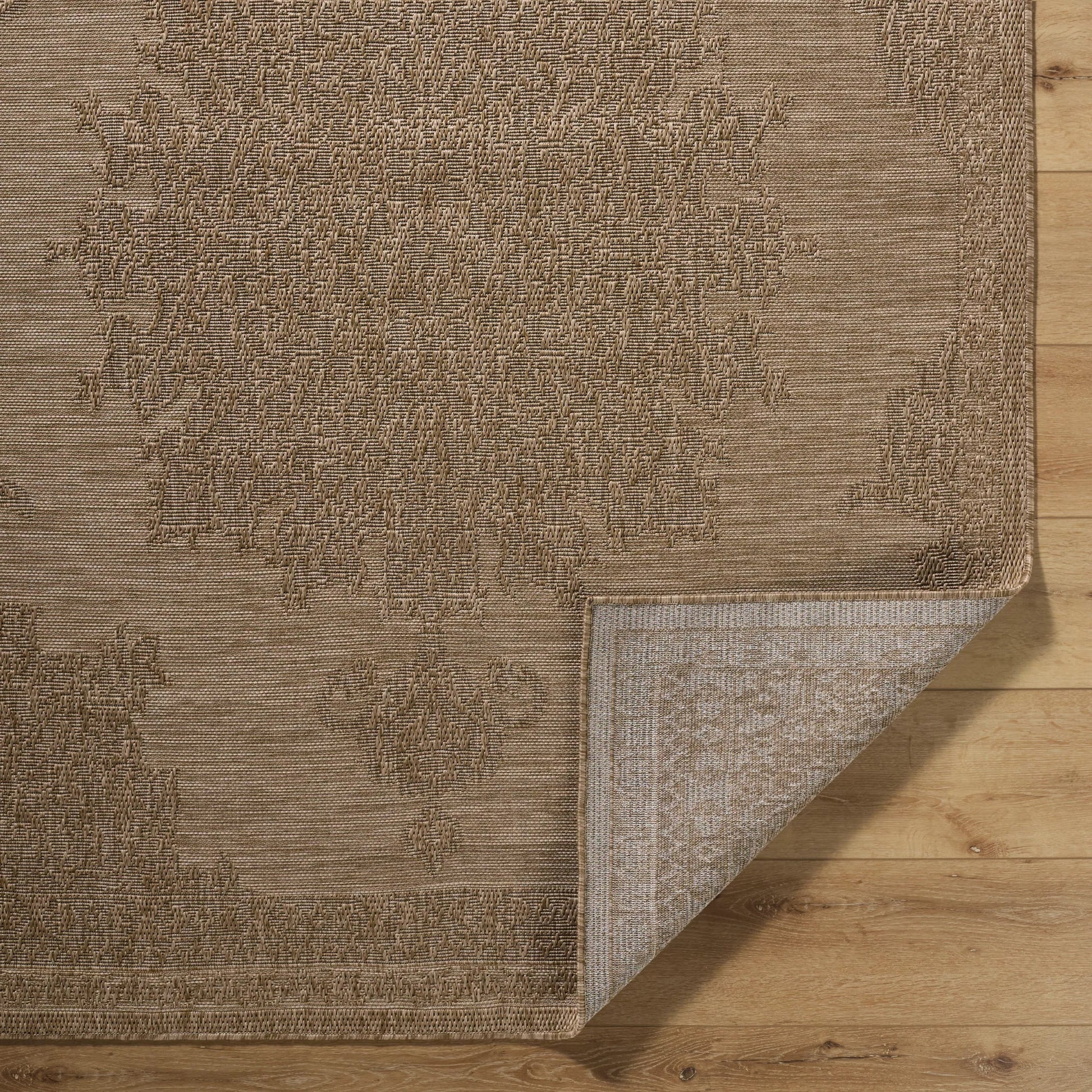 Sandra SDR-2300 Rug by Livabliss in beige, mustard, medium brown, wheat. Made from polypropylene in a unique style.