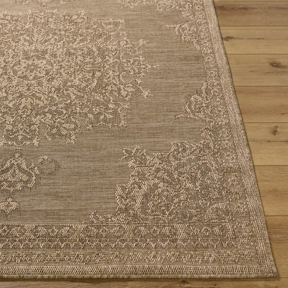 Sandra SDR-2300 Rug by Livabliss in beige, mustard, medium brown, wheat. Made from polypropylene in a unique style.