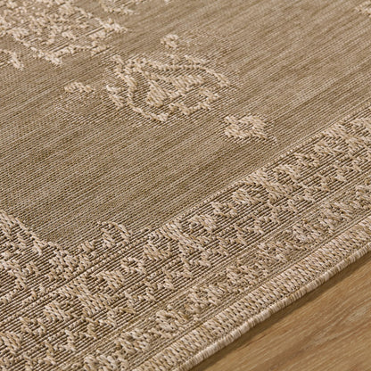 Sandra SDR-2300 Rug by Livabliss in beige, mustard, medium brown, wheat. Made from polypropylene in a unique style.
