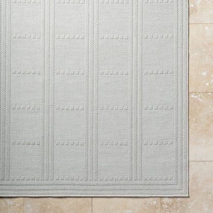 Sandra Rug - 529705 by Livabliss in light silver, silver. Made from polypropylene in a unique style.