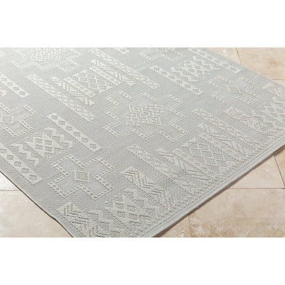 Sandra Rug - 529717 by Livabliss in light silver. Made from polypropylene in a unique style.
