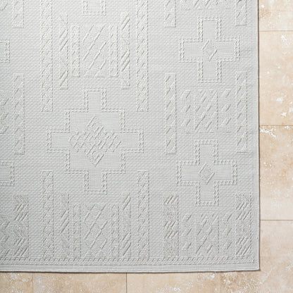 Sandra Rug - 529717 by Livabliss in light silver. Made from polypropylene in a unique style.