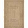 Beige, Mustard, Medium Brown, Wheat / 5'3" x 7'