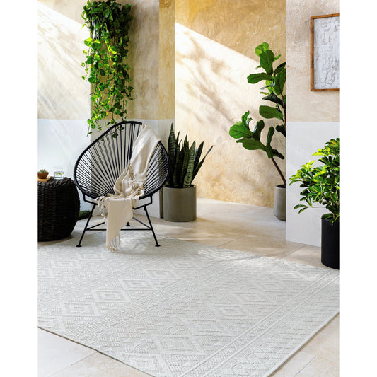 Sandra Rug - 529756 by Livabliss in light silver, silver. Made from polypropylene in a unique style.