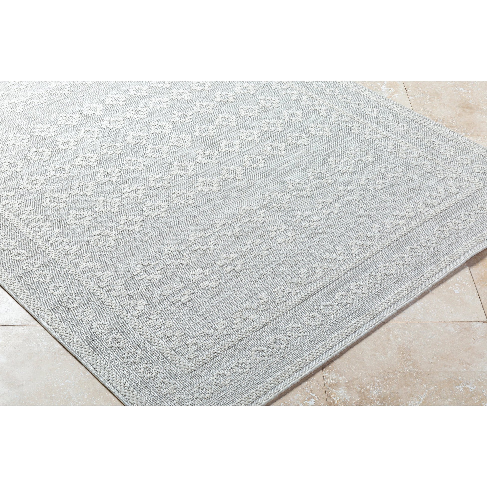 Sandra Rug - 529762 by Livabliss in light silver, silver. Made from polypropylene in a unique style.