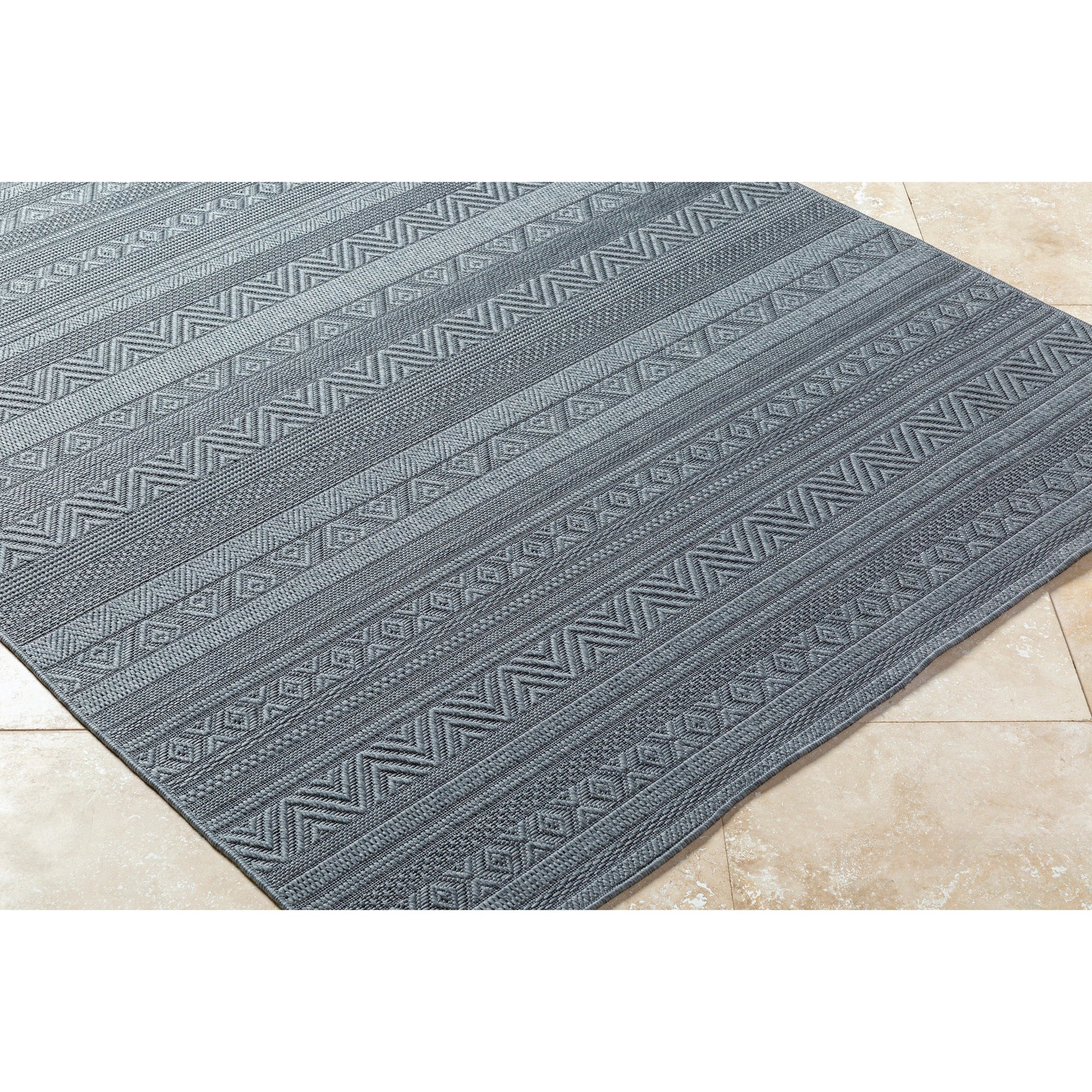 Sandra Rug - 529819 by Livabliss in nickel, lunar green. Made from polypropylene in a unique style.