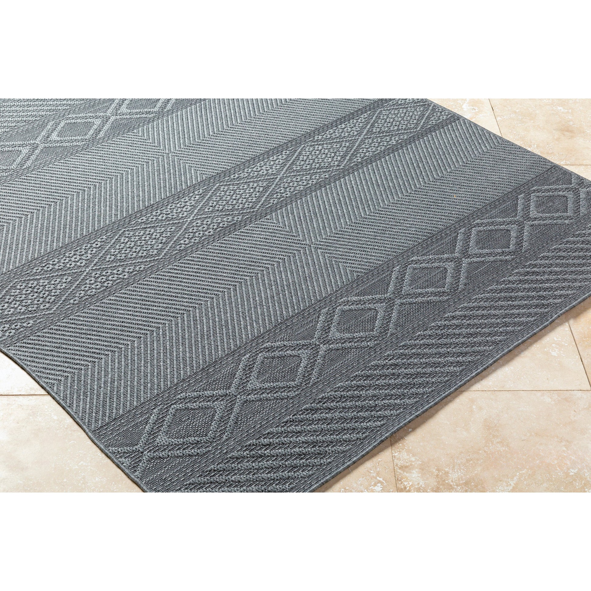 Sandra Rug - 529825 by Livabliss in nickel, lunar green. Made from polypropylene in a unique style.